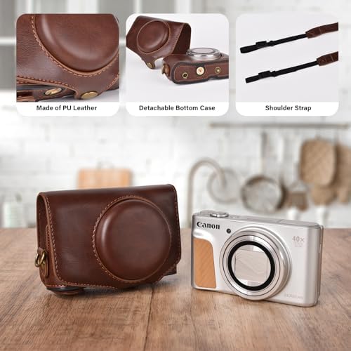 kinokoo Case for Canon PowerShot SX720 HS/SX730 HS/SX740 HS with Strap - Image 4