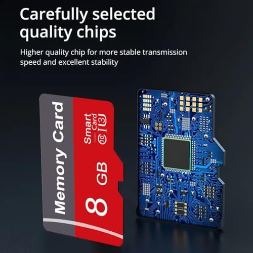 2 Pack Memory Card 8GB with Adapter, High Speed TF Card, UHS-I C10 A1 Memory TF Card for Tablet/Mobile Phone/Camera/Car Audio/Game Console (8, GB) - Image 4