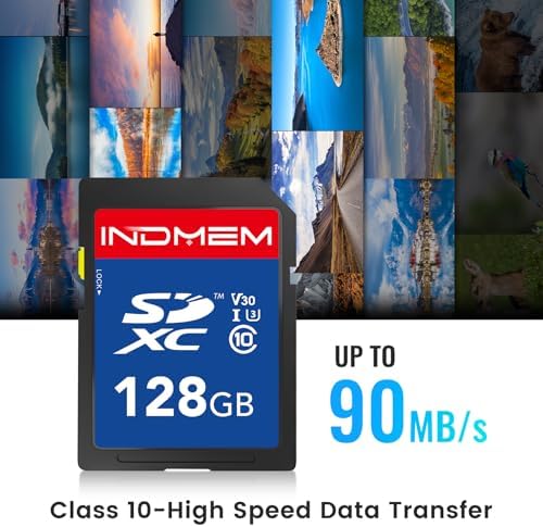 128GB SD Card 2Pack, C10, U3, V30, High Speed up to 90M/S, SDXC UHS-I Memory Cards, Full HD & 4K Video Compatible with Digital Camera, HD Camcorders, DSLR and PC, 128GB(2 pc) - Image 2