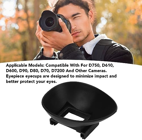 22mm Viewfinder Eyecup Eyepiece for D750 D610 D600 D90 D80 D70 D7200, Replacement Viewfinder Eyeshade - Image 2