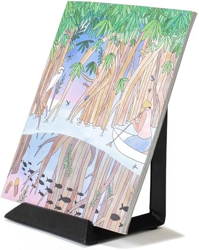 Red Co. 8” Decorative Metal Display Plate Stand and Art Holder Easel in Black Finish - Image 6