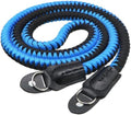 Paracord Camera Strap Long Camera Neck Shoulder Strap for SLR DSLR Digital Mirrorless Cameras 47inch/120cm Blue Black by HITHUT