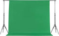 Joccun 8X10FT Green Backdrop Background for Photography,Polyester Backdrop Curtain Background Screen for Photography,Photoshoot,Video Recording,Studio(8X10ft,Green) by Joccun