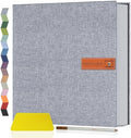 Popotop Large Photo Album Self Adhesive 4x6 5x7 8x10 Scrapbook Album DIY Picture Book,Gifts for Mom,Family Baby and Wedding,with Metal Pen and Plastic Board by Popotop
