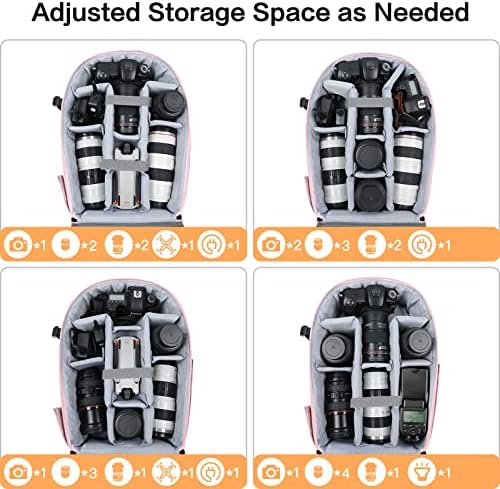 MOSISO Camera Backpack, DSLR/SLR/Mirrorless Photography Camera Bag - Image 3