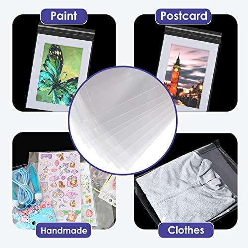 25 Pack Acid Free Crystal Sealed Clear Bags for 11x17 Art Prints, Photos - Image 7