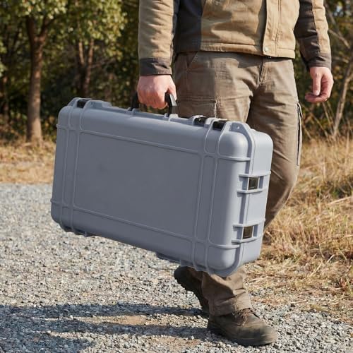 Relaxweex 22.4 x 16.1 x 10.2 Inch Hard Case, Grid Shell, Gray by Relaxweex