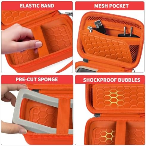Comecase Digital Camera Case for Kodak PIXPRO FZ45 FZ55, Orange - Image 3