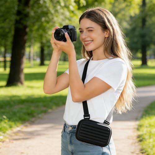 Leayjeen Vlogging Camera Case for AUREAPIX with Shoulder Strap - Black - Image 6