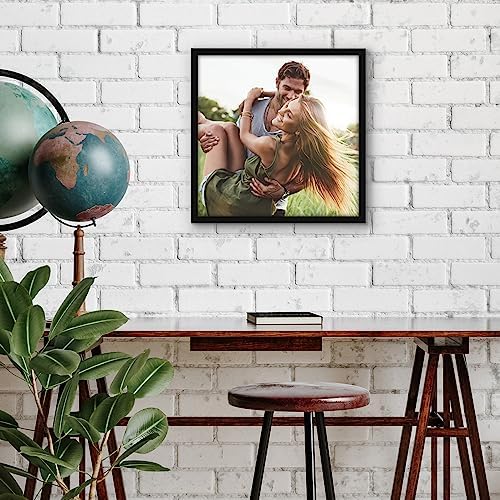 Americanflat 13x13 Picture Frame - Slim Molding - Black - Image 4