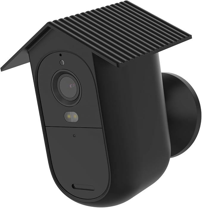 Holicfun Silicone Cover for Arlo Essential Outdoor Camera (2nd Gen) | Protective black skin, bridhouse design, adds extra protection, ideal for disguise, easy to install and remove by Holicfun