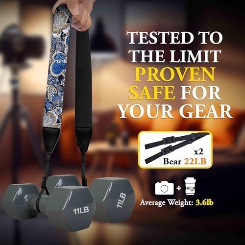 Art Tribute Custom Camera Strap Indian Ocean - Add Your Text and We Make It Especially For You Get Your Own Personalized Gift Camera Strap, No Shipping Cost! - Image 2