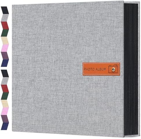 Popotop 4x6 Photo Album 600 Pictures, Linen Hardcover, Reinforced Spine by Popotop
