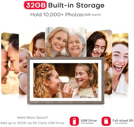 Frameo 15.6" Digital Picture Frame WiFi, Large Display Digital Photo Frame - Image 5
