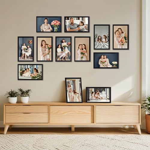 Giftgarden 8.5x14 Picture Frame Black, Multi 8.5 x 14 Photo Frames Bulk for Wall or Tabletop Display, 12 Pack - Image 4