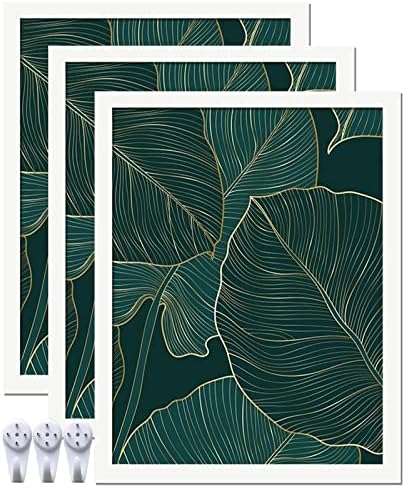 White 8.5x11 Picture Frame Set of 3, Lightweight Sturdy Gallery Wall Decor by KEEPBEINGBEST