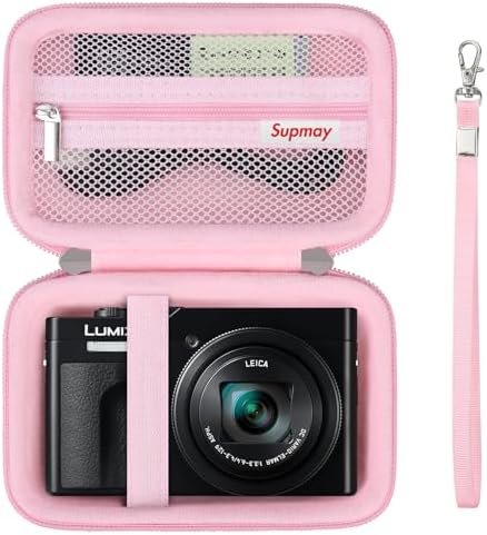 Camera Case for Panasonic LUMIX ZS99 / ZS300 Digital Camera, Pink by Supmay