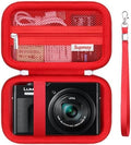 Camera Case for Panasonic LUMIX ZS99 / ZS300 Digital Camera, Red by Supmay