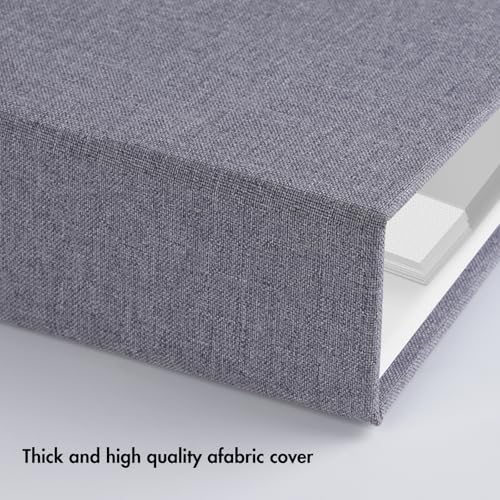 1DOT2 12x12 Inch 3 Ring DIY Scrapbook Photo Album, Gray - Image 2