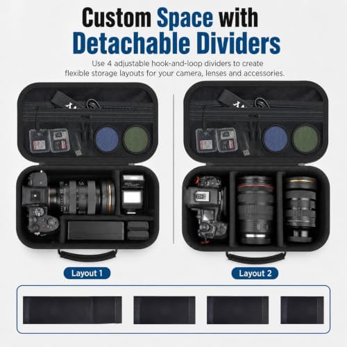 Camera Case for Canon EOS Rebel T7/R50/R100/for Sony a7iv/Mirrorless - Image 2