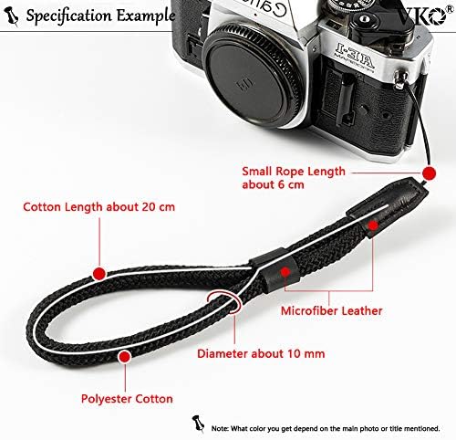 VKO Soft Camera Wrist Strap, Rope Camera Hand Strap - Image 2