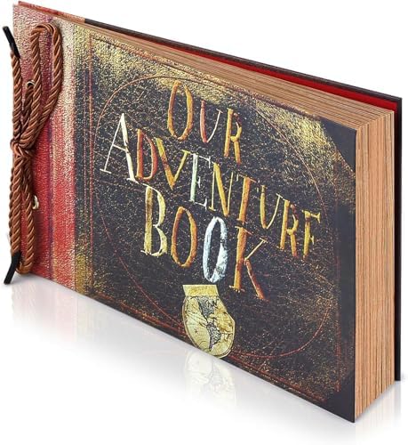 Handcrafted Adventure Book DIY Memory Scrapbook Diary by FEIYUBUY