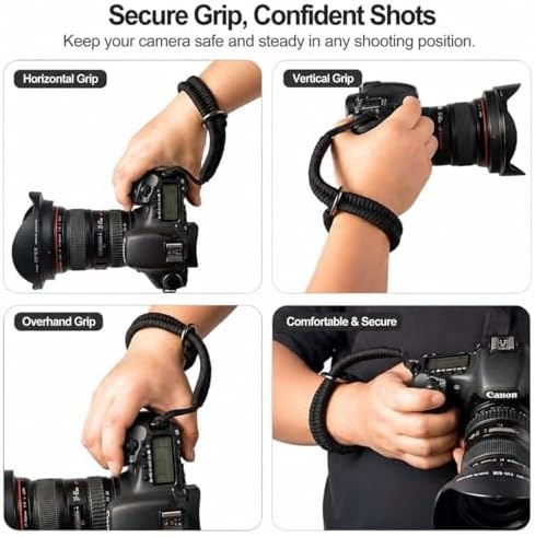 Camera Wrist Strap for Mirrorless Cameras, Quick Release Camera Wrist Strap, Camera Hand Strap with Safer Connector - Image 3