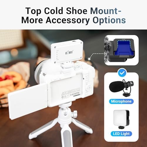 JJC Cold Shoe Wind Muff for Canon EOS R50 V R50V Camera(Not for R50), White - Image 4