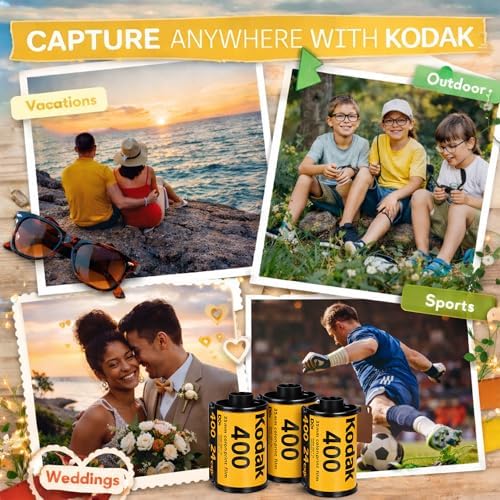 Kodak Ultramax 400 35mm Film Roll 24 Exp 3 Rolls with Sturdy Tiger Case - Image 5