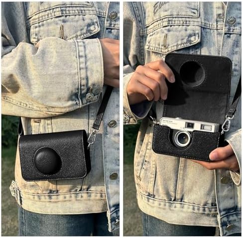 Camera Case for KODAK EKTAR H35 H35N Half Frame Film Camera, Black - Image 5
