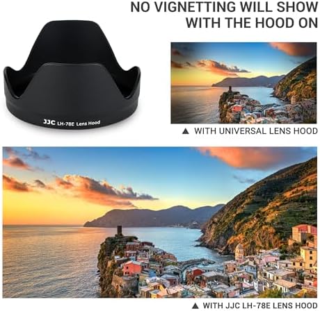 EW-78E Reversible Lens Hood Shade Protector for Canon EF-S 15-85mm f/3.5-5.6 IS USM LENS, Replaces Canon EW-78E Lens Hood - Image 3