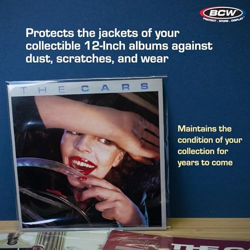 BCW 33 RPM Record Sleeves | Polypropylene Vinyl Record Outer Sleeves | 2 mil Thickness | Vinyl Record Album Protectors | (200 Pack) - Image 6