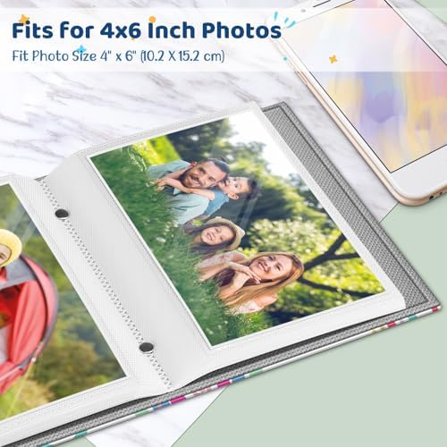 Fintie Photo Album 4x6 Photos - 52 Pockets Small Wallet Albums For Family - Image 2