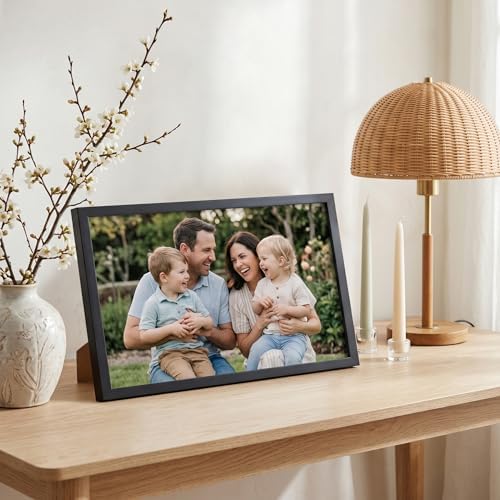 Americanflat 8.5x14 Picture Frame - Slim Molding - Black - Image 6