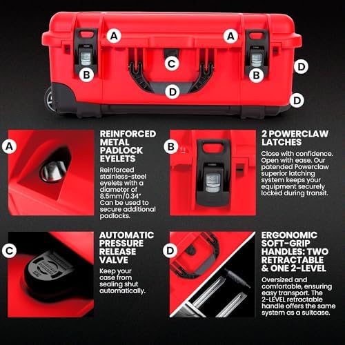 NANUK 935 Pro Photo Kit Camera Case, Waterproof Wheeled Hard Case, Carry-On - Image 5
