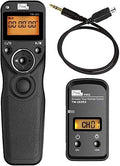 Pixel Timer Shutter Release Remote Control TW283-DC2 Remote Release for Nikon D5600 D3100 D3200 D3300 D5000 D5100 D5200 D5300 D5500 D90 D7000 D7100 D7500 D600 D610 D750 Z6 Z7 by Pixel