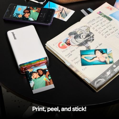 Polaroid Hi-Print + Paper Bundle- 2nd Generation Bluetooth Connected 2x3 Pocket Photo Dye-Sub Printer - Black Printer + 40 Photos (6439) - Image 3