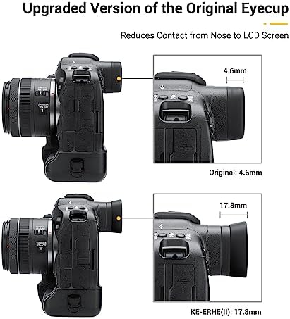 Kiwifotos ER-H Long Eyecup Eyepiece Viewfinder for Canon EOS R3 Camera - Image 2