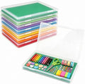 8 Pack Clear Photo Storage Box for 8 x 10 Photos, Pictures & A4 Paper by FUIJOL