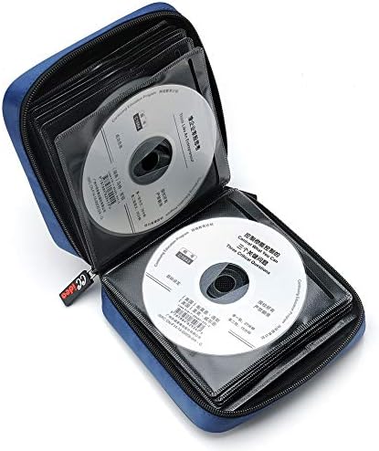 CCidea CD DVD Case Holder, Portable Disc Storage Wallet Binder, Multiple Capacity CD Organizer for Car Home Travel, Anti-Scratch Blu-Ray Game Disc Storage (Blue) - Image 5