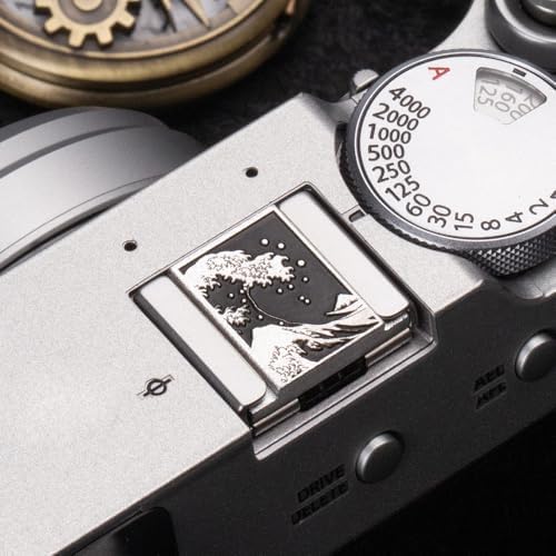 Wave Art Metal Hot Shoe Cover for Fujifilm X100VI for Nikon for Leica - Image 3