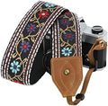 Padwa Lifestyle 2" Wide Classic Crazy Horse Art Cowhide Head Cotton Camera Straps for Photographers by PadwaLifestyleCameraStrap