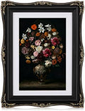 Black Vintage Picture Frame 5x7, Antique Ornate Photo Frame Décor by Arborus