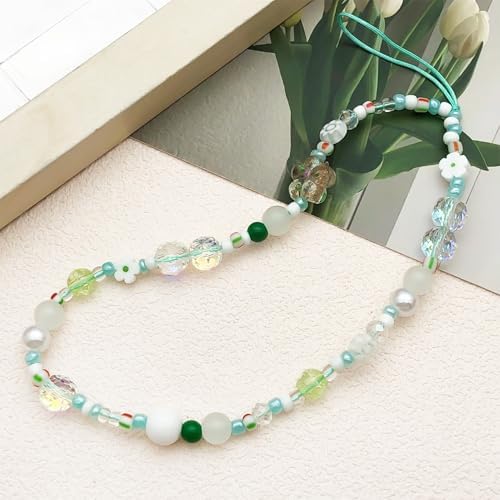 Beaded Camera Wrist Strap Cute Digital Camera Charm Lanyard Phone Chain Keychain Beaded Phone Lanyard Bag Charm - Image 7