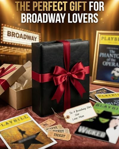 Playbill Binder with Sleeves, Broadway Showbill Organizer Gifts for Theater - Image 4