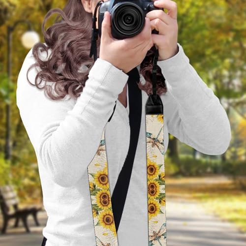 GLENLCWE Camera Strap, Camera Strap for Photographers Neck Strap Replacement Fit Most Cameras - Image 3