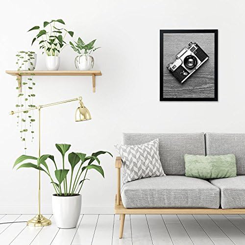 Americanflat 16x20 Poster Frame - Black Engineered Wood with Polished Plexiglass - Wide Picture Frame for Vertical or Horizontal Wall Display - Epic Collection - Black - Image 4