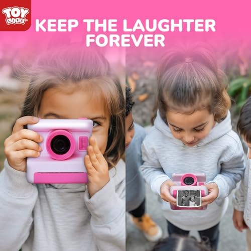 TOY Life Kids Instant Print Camera, 1080P, Ages 3-12, Pink - Image 2