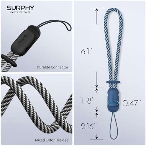 SURPHY 2 Pack Phone Lanyard, Phone Wrist Strap for Case, Camera Wrist Strap - Image 6