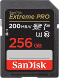 SANDISK 256GB Extreme PRO SDXC UHS-I Memory Card - C10, U3, V30, 4K UHD, SD Card - SDSDXXD-256G-GN4IN by Unknown